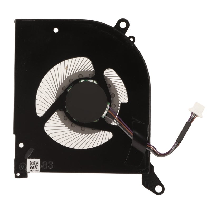 Laptop Cooling Fan 4Pin Connector Compatible With MSI GS66 10SD Series - Aluminium Alloy ABS Construction Gaming Laptop GPU Cooling Fan for MSI GS66 - Image 1