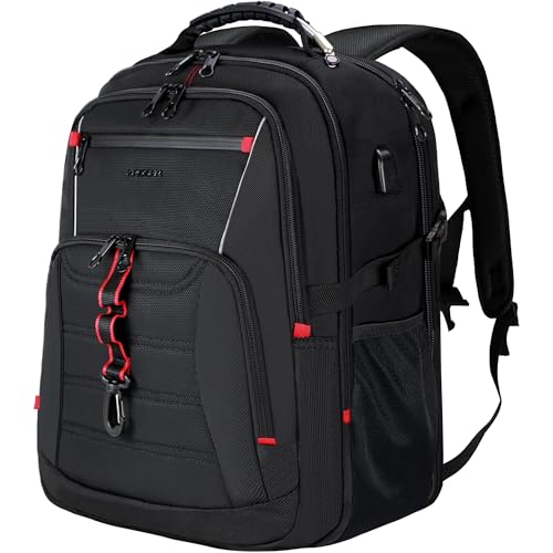KROSER Travel Laptop Backpack 184 inch XXXL Computer Backpack Stylish College Backpack with RFID Pockets USB Charging Port REFLECTIVE STRIPS WaterRepellent Daypack for BusinessMen - Image 1