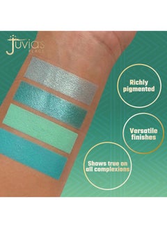 Juvia's Place Rebel Quad Mint Eyeshadow Palette - Shades of 4, Professional Eye Makeup, Pigmented Eyeshadow Palette, Makeup Palette for Eye Color & Shine, Pressed Eyeshadow Cosmetics  - Image 5