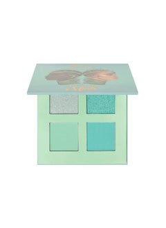 Juvia's Place Rebel Quad Mint Eyeshadow Palette - Shades of 4, Professional Eye Makeup, Pigmented Eyeshadow Palette, Makeup Palette for Eye Color & Shine, Pressed Eyeshadow Cosmetics  - Image 1