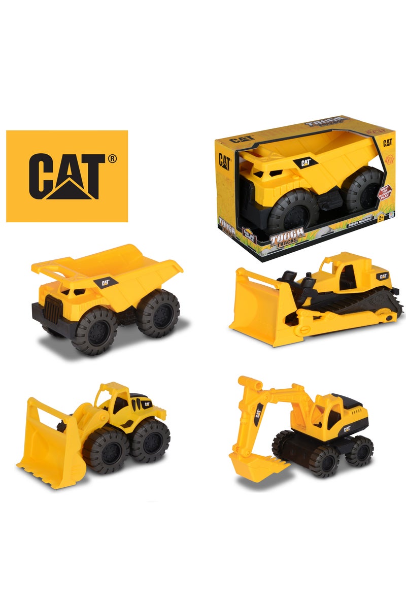 CATERPILLAR CAT Tough Rigs Construction Vehicle 15-Inches, Assorted 1 Piece (Style May Vary) | Dump Truck, Wheel Loader, Bulldozer & Excavator | Push-Powered Vehicle | Collectible Play Vehicle for Kids - Image 1