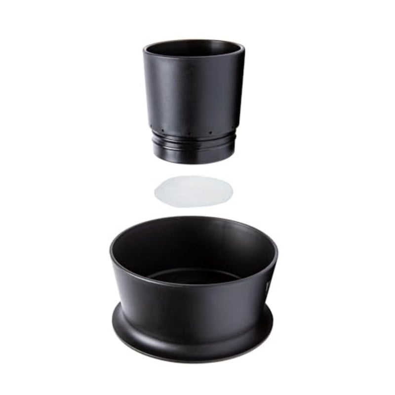 Hoop Filter Coffee Maker, Radial Infusion Brewer for Home/Office Use, Stainless Steel, Matte Black, No-Bypass Full-Bodied Extraction - Image 3
