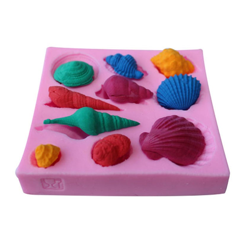Marine Conch Sea Shell Silicone Mold For Baking Fondant Color A - Image 3