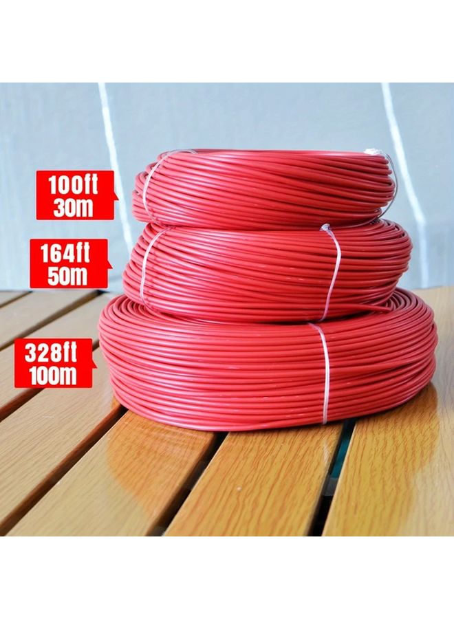 18AWG أسود 328 قدم سلك كهربائي مرن كابل نحاسي مطلي بالألومنيوم 12 فولت 24 فولت تيار مستمر لشريط إضاءة LED - Image 2