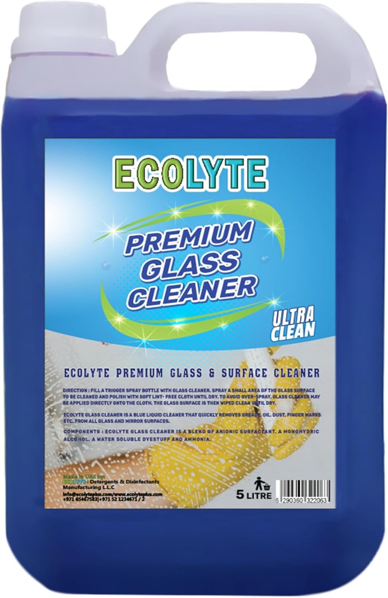 Ecolyte+ Premium Glass Cleaner - 5 Liters - Image 1