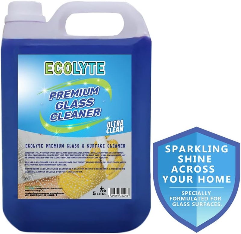 Ecolyte+ Premium Glass Cleaner - 5 Liters - Image 2