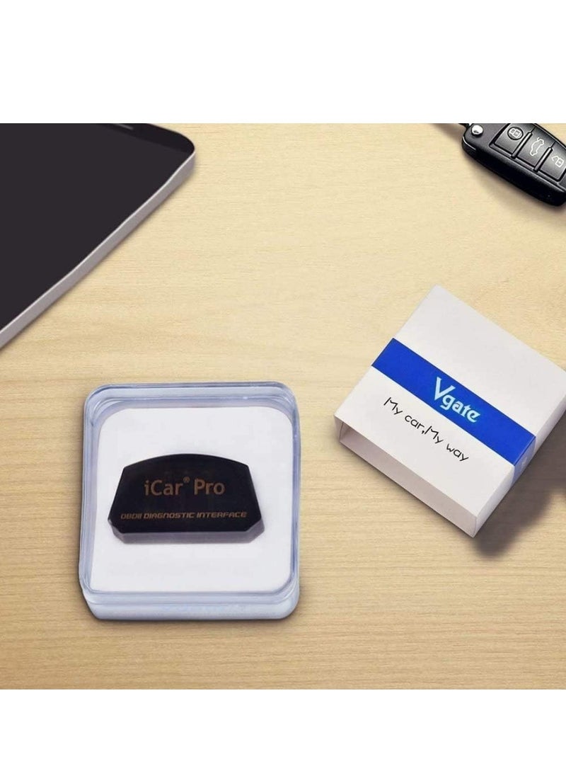 Vgate - Vgate iCar Pro Bluetooth 4.0 OBD2 Fault Code Reader OBDII Code Scanner Car Check Engine Light iOS iPhone iPad Android Compatible ELM327 Adapter - Image 1