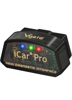 Vgate Vgate iCar Pro Bluetooth 4.0 OBD2 Fault Code Reader OBDII Code Scanner Car Check Engine Light iOS iPhone iPad Android Compatible ELM327 Adapter  - Image 1
