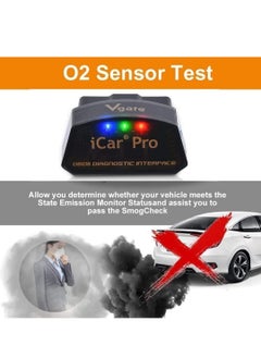 Vgate Vgate iCar Pro Bluetooth 4.0 OBD2 Fault Code Reader OBDII Code Scanner Car Check Engine Light iOS iPhone iPad Android Compatible ELM327 Adapter  - Image 5