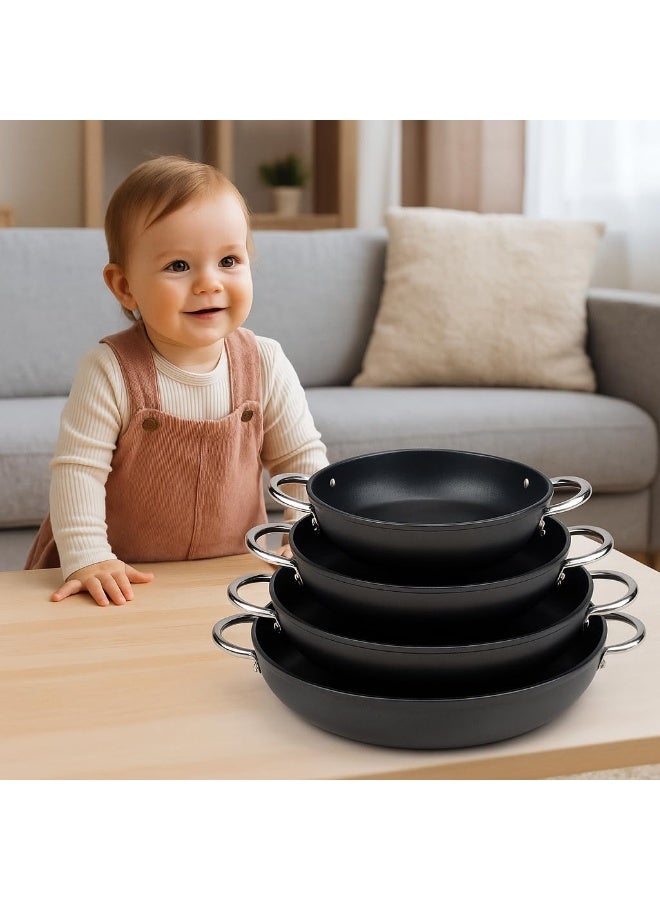 BS B&S High Saucepot with INOX Handles – Sizes 24CM, 28CM, 32CM – High Walls for Large Cooking – Induction & Standard Base Options – Professional Grade Aluminum Kitchen Cookware (28 CM) - Image 4