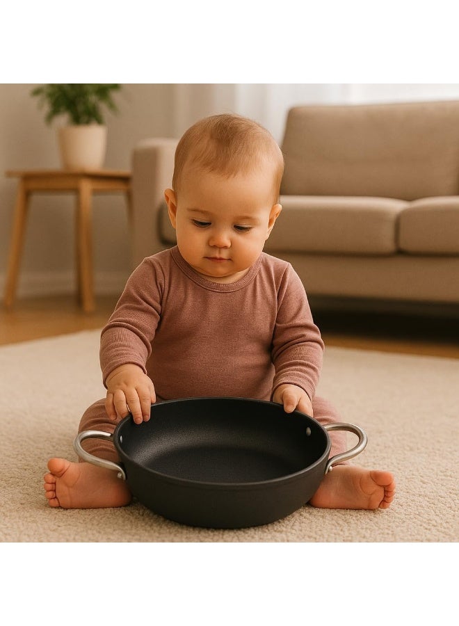 BS B&S High Saucepot with INOX Handles – Sizes 24CM, 28CM, 32CM – High Walls for Large Cooking – Induction & Standard Base Options – Professional Grade Aluminum Kitchen Cookware (28 CM) - Image 3