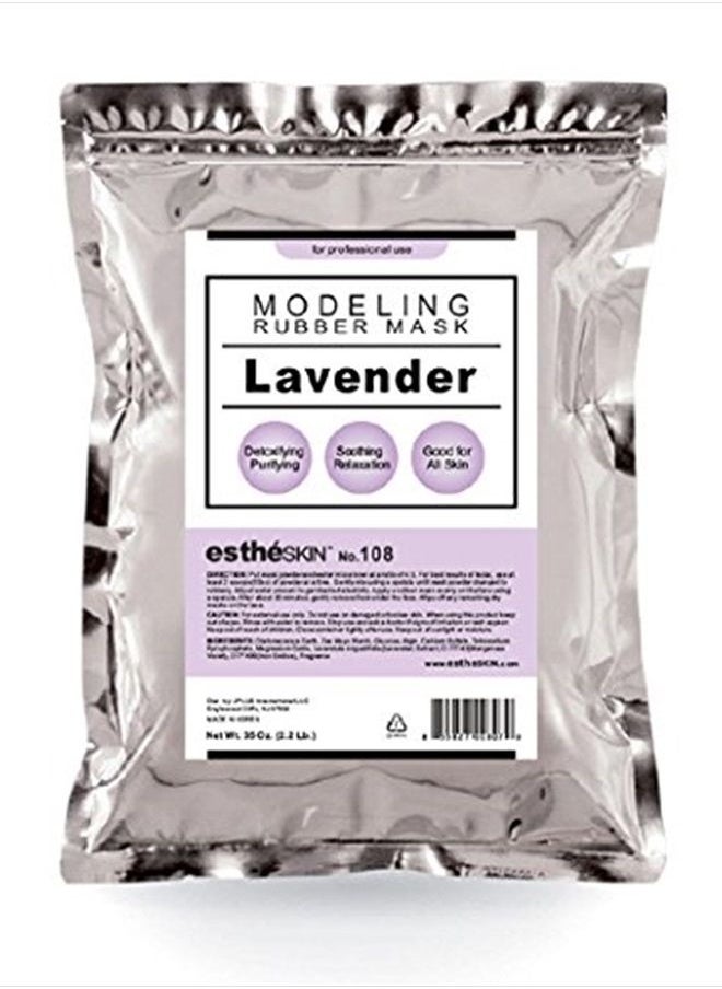 estheskin - No.108 Lavender Modeling Mask Powder for Professional Facial Treatment, 35 Oz. (1 pack) - Image 1