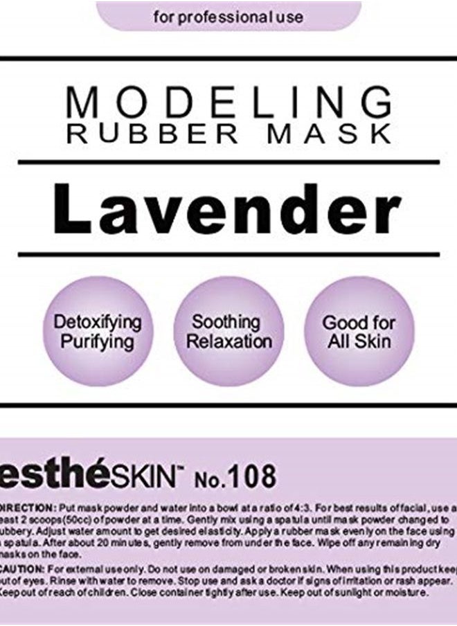 estheskin - No.108 Lavender Modeling Mask Powder for Professional Facial Treatment, 35 Oz. (1 pack) - Image 1