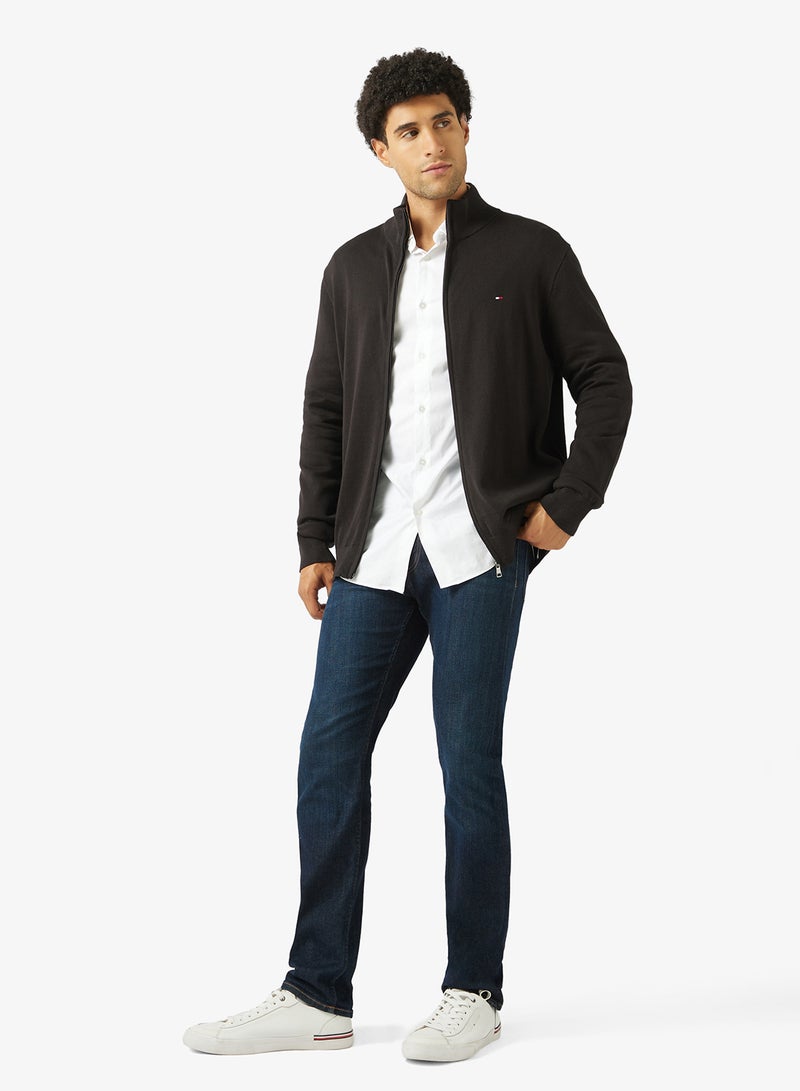 تومي هيلفيغر كنزة قطنية أساسية بسحاب كامل - Image 4