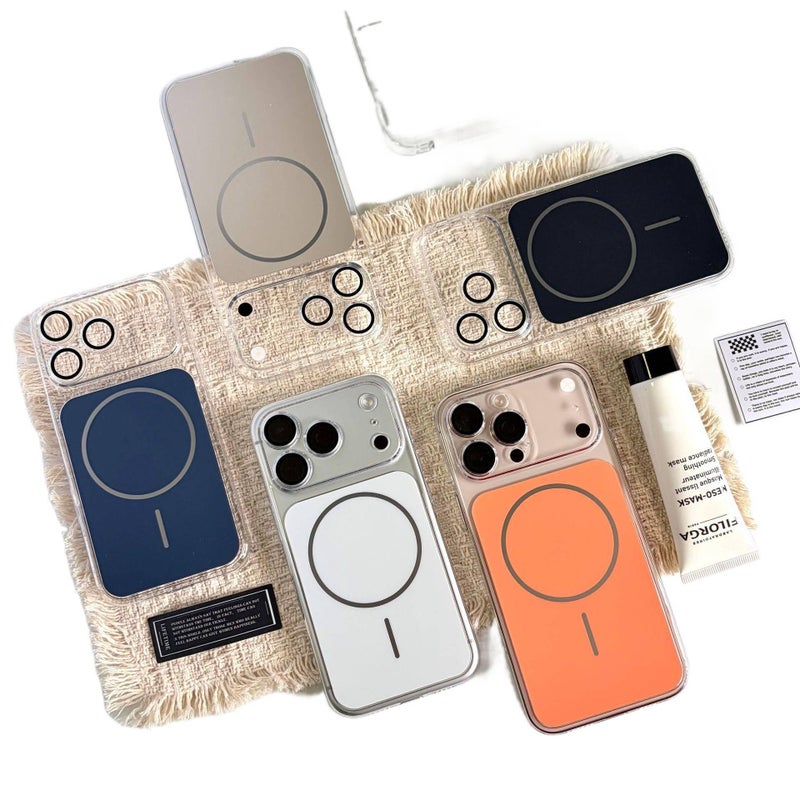 PC MagSafe Case for iPhone 14 / 14 Plus / 14 Pro / 14 Pro Max with Strong Magnetic and Lens Protector plus Matte Finish plus Anti-Slip Grip in White - Veloris - Image 2