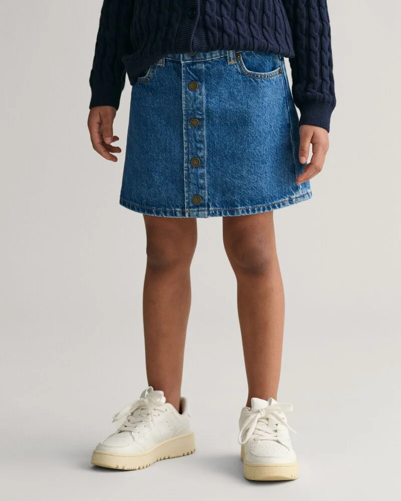 غانت Denim Mini Skirt