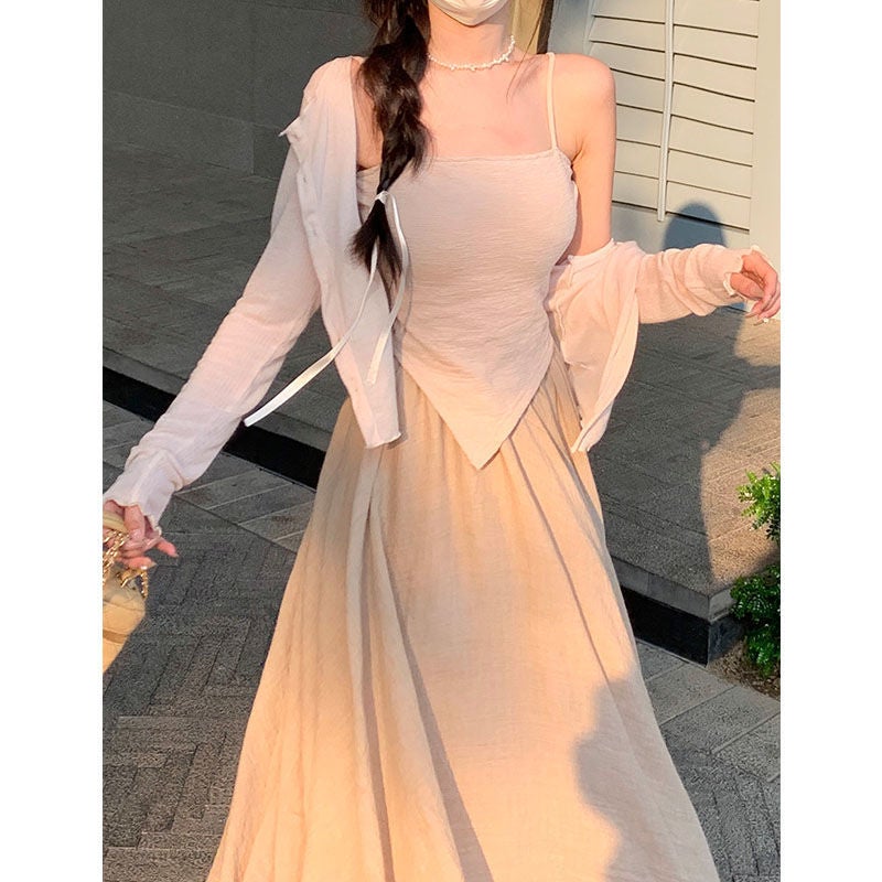 Chic Spring Desire Set for Women Sling single piece 