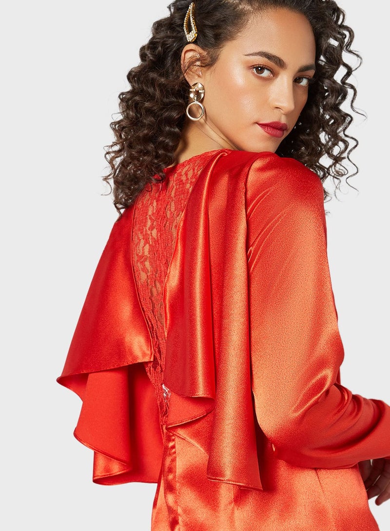 سيفي فور هانيا فستان محبوك بياقة دائرية - Image 3