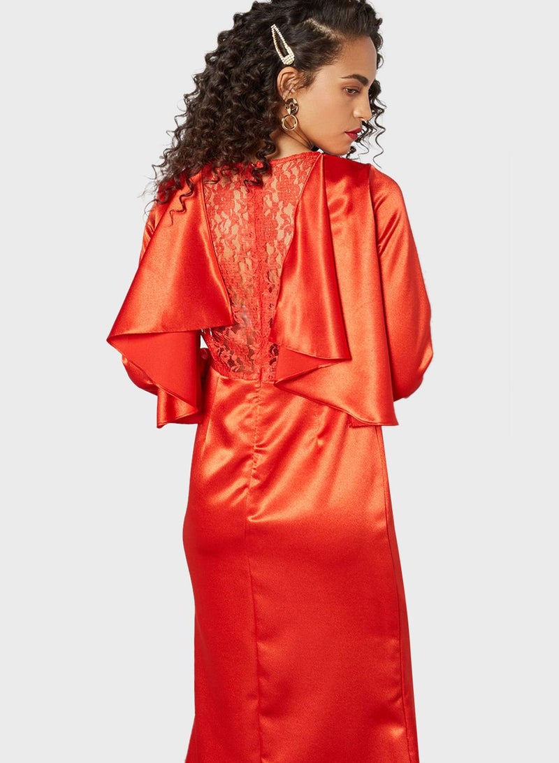 سيفي فور هانيا فستان محبوك بياقة دائرية - Image 2