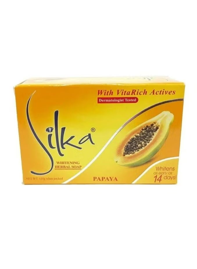 سيلكا مجموعة صابون استحمام عشبي بخلاصة الهيمالايا من 6 قطع 135جرام - Image 2