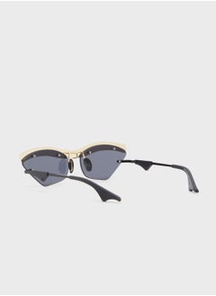 Le Specs Watch Out Asymmetrical Sunglasses  - Image 2