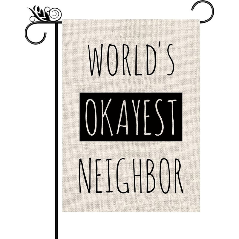 Fun Garden Flag Double Sided Outdoor Indoor Decorative Holiday Yard Flag 12x18 Inch - Image 1