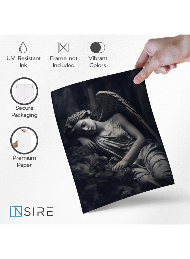 Insire Dark Academia Wall Art, Gothic Art, Gothic Posters, Dark Academia Decor, Goth Posters (8x10 Unframed) - Image 5