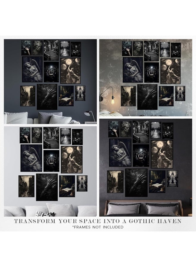 Insire Dark Academia Wall Art, Gothic Art, Gothic Posters, Dark Academia Decor, Goth Posters (8x10 Unframed) - Image 3
