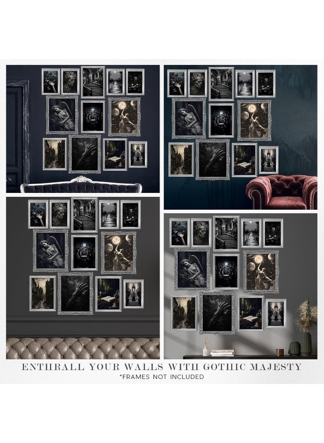 Insire Dark Academia Wall Art, Gothic Art, Gothic Posters, Dark Academia Decor, Goth Posters (8x10 Unframed) - Image 4