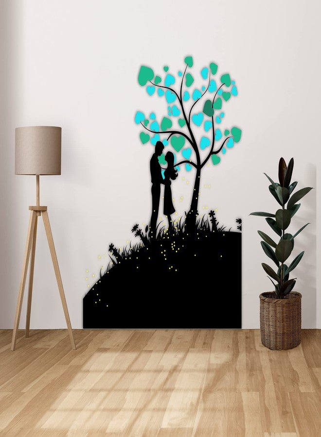 CVANU Beautiful Design Printed PVC Vinyl Wall Sticker for Decoration, Multicolour Size (70cmx57.5cm) Design Q - Image 4