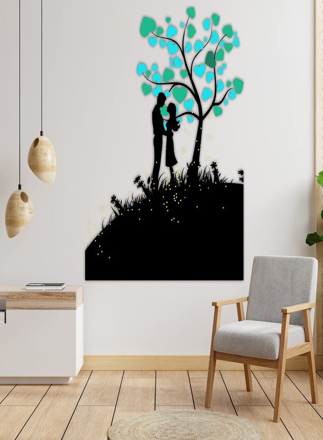 CVANU Beautiful Design Printed PVC Vinyl Wall Sticker for Decoration, Multicolour Size (70cmx57.5cm) Design Q - Image 1