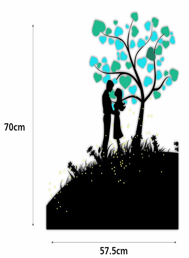 CVANU Beautiful Design Printed PVC Vinyl Wall Sticker for Decoration, Multicolour Size (70cmx57.5cm) Design Q - Image 5