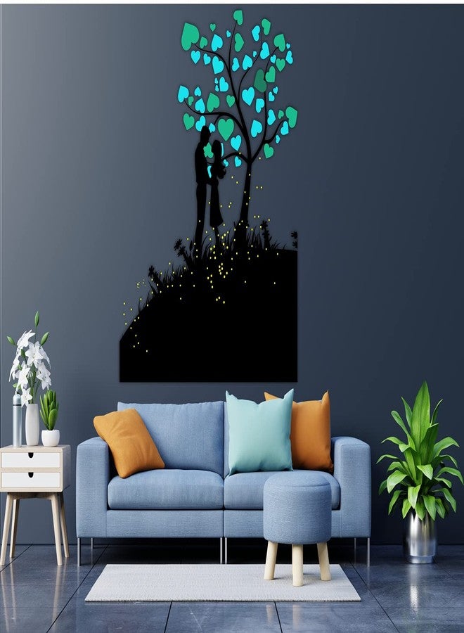 CVANU Beautiful Design Printed PVC Vinyl Wall Sticker for Decoration, Multicolour Size (70cmx57.5cm) Design Q - Image 3