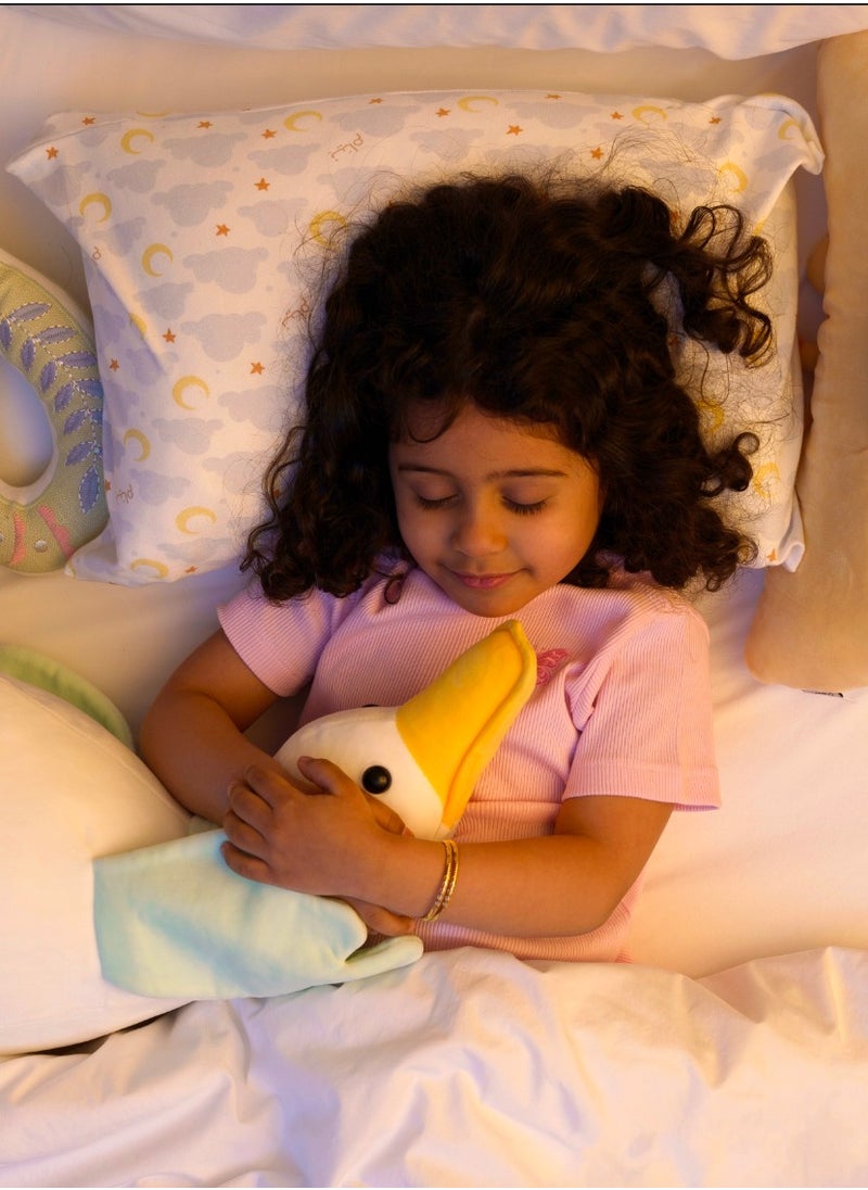 Neyam - Neyam Kids pillow made of adjustable memory foam comes with waterproof pillow case.Features:Comes with an extra cover.Washable cover for easy cleaning.Adjustable height for personalized comfort - Image 1
