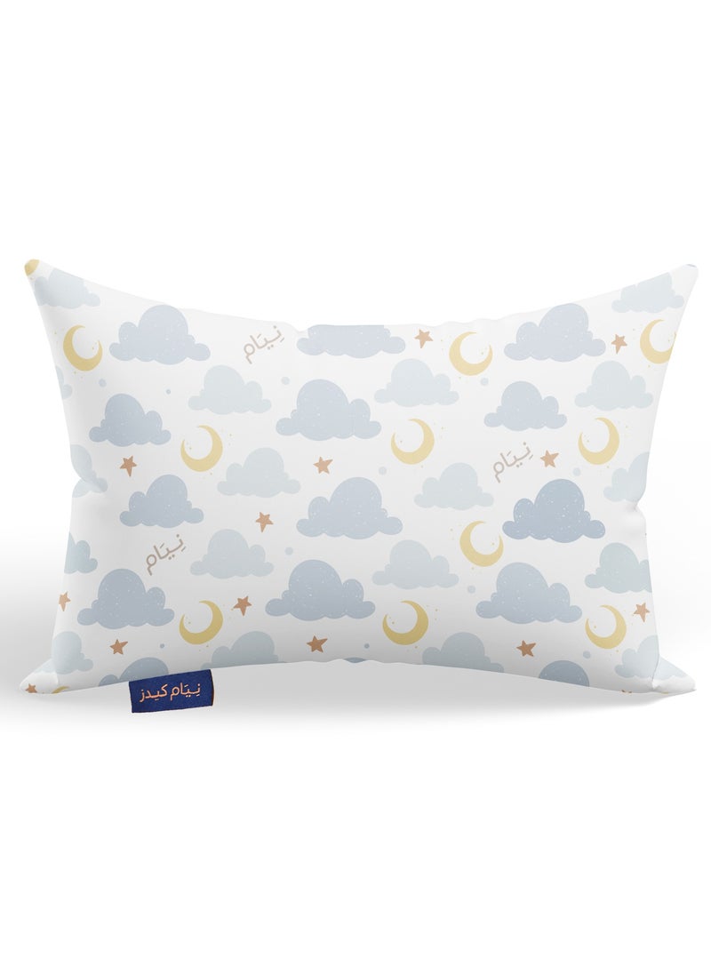 Neyam - Neyam Kids pillow made of adjustable memory foam comes with waterproof pillow case.Features:Comes with an extra cover.Washable cover for easy cleaning.Adjustable height for personalized comfort - Image 1