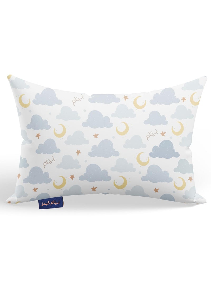 Neyam Kids pillow made of adjustable memory foam comes with waterproof pillow case.Features:Comes with an extra cover.Washable cover for easy cleaning.Adjustable height for personalized comfort - Image 1