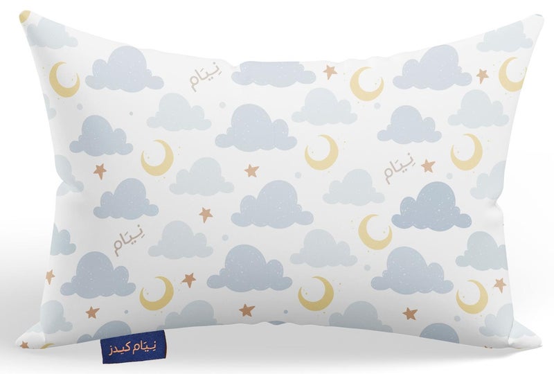 Neyam Kids pillow made of adjustable memory foam comes with waterproof pillow case.Features:Comes with an extra cover.Washable cover for easy cleaning.Adjustable height for personalized comfort - Image 1