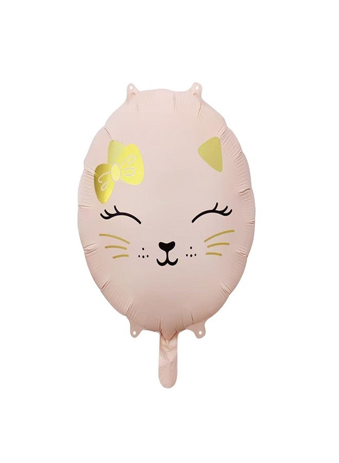CSTYWC 4PCS Cat Foil Balloons Paw Mylar Helium Balloon Decorations for Cat Theme Birthday Party Supplies - Image 2