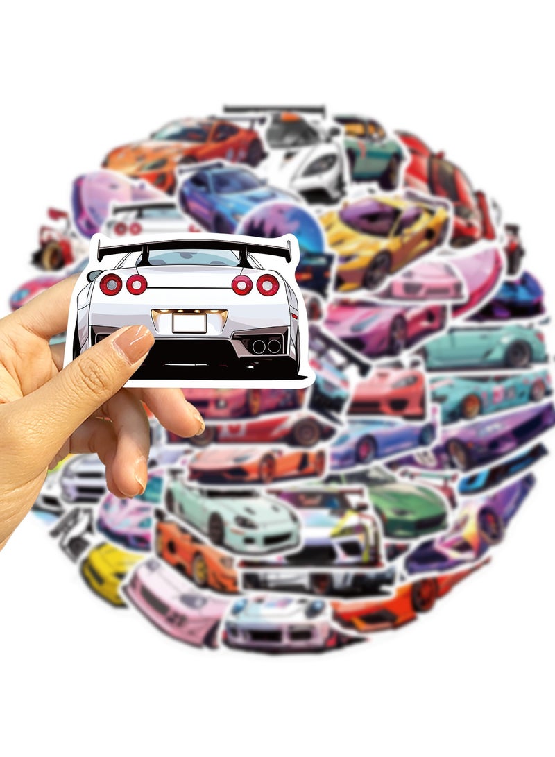 50pcs JDM Retrofit Racing Car Stickers for Car Water Bottles Laptop Motorcycle Computer Guitar Skateboard Graffiti Decals for Boys Girls Adults Gifts - Image 4