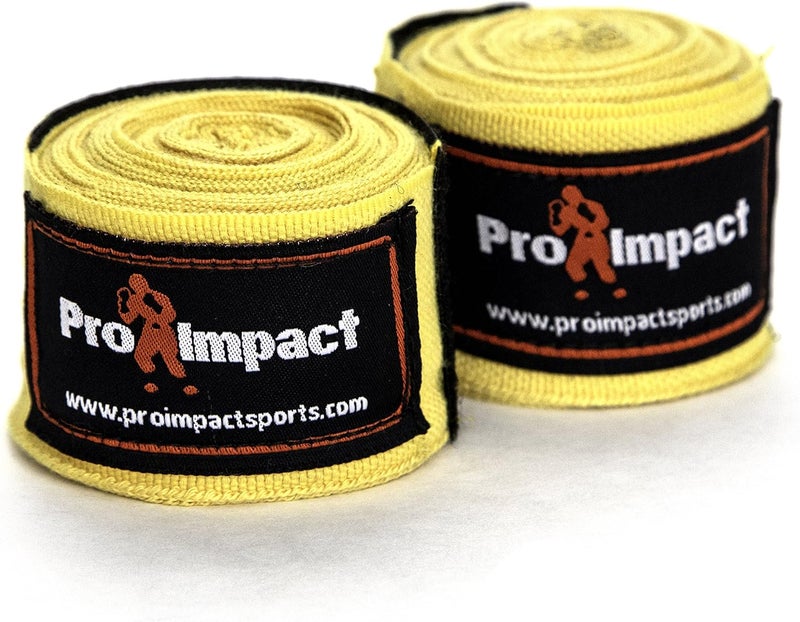 Pro Impact 180 Inch Mexican Style Boxing Hand Wraps – Stretchable Wrist & Knuckle Support for MMA, Muay Thai, Kickboxing, Heavy Bag & Combat Training – Men & Women - Image 1
