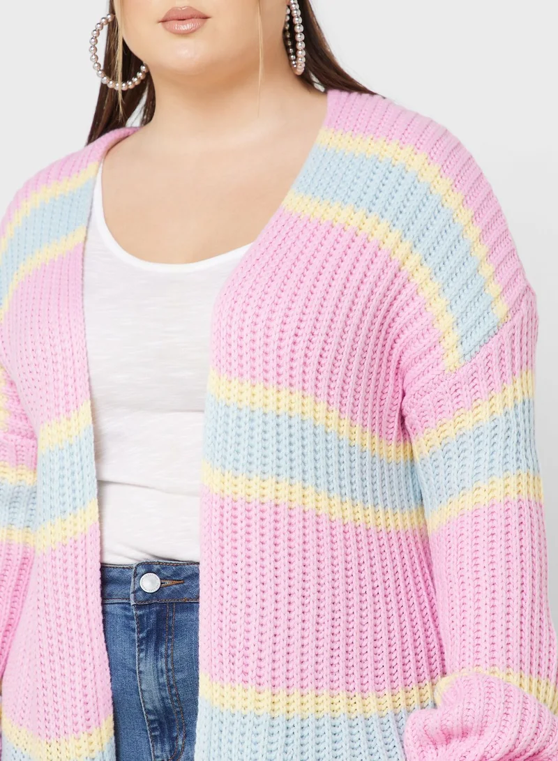 Ginger Plus Colorblock Cardigan