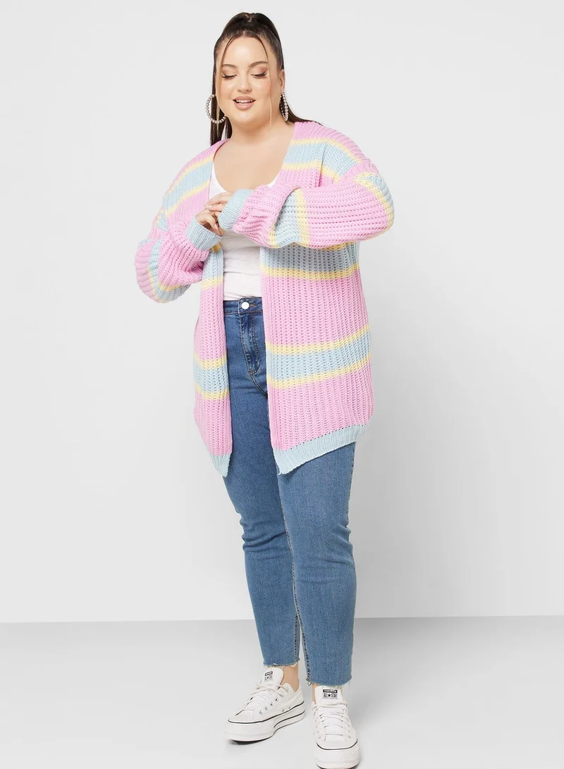 Ginger Plus Colorblock Cardigan