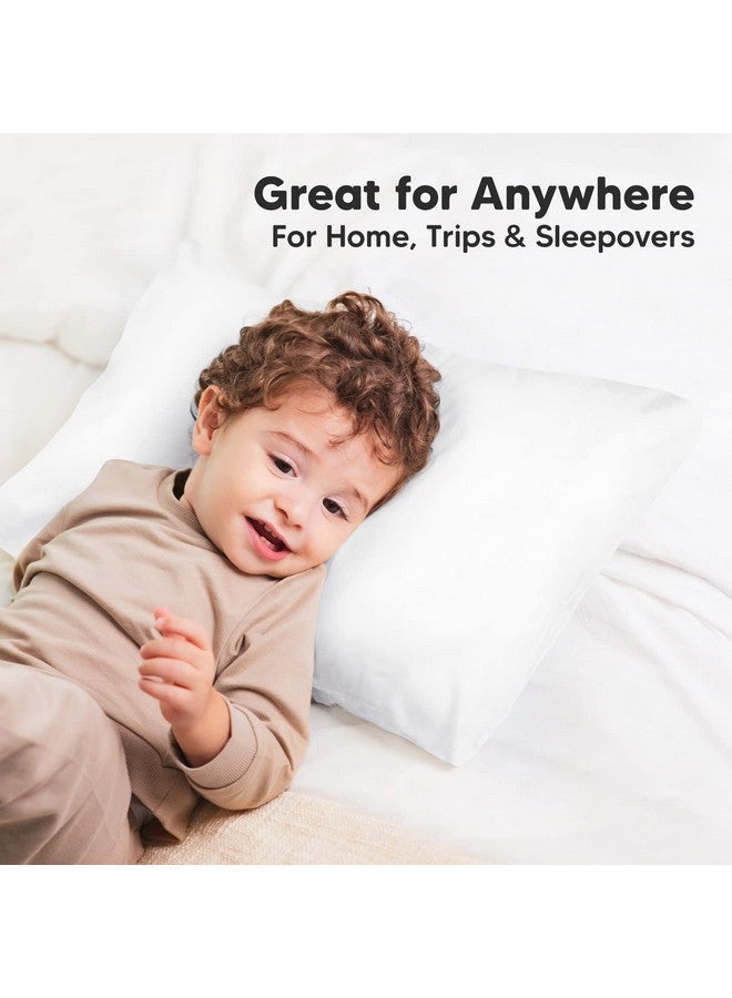 KeaBabies Toddler Pillowcase 13"x18" - Organic Cotton Toddler Pillowcase for Kids, Boys, Girls, Soft & Durable Cotton Cover for Miniature Sleepy Pillows, Cute Colors,Pillow Sold Separately(Soft White) - Image 4