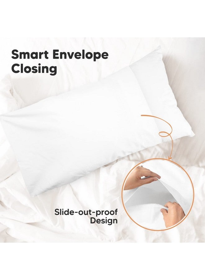 KeaBabies Toddler Pillowcase 13"x18" - Organic Cotton Toddler Pillowcase for Kids, Boys, Girls, Soft & Durable Cotton Cover for Miniature Sleepy Pillows, Cute Colors,Pillow Sold Separately(Soft White) - Image 3