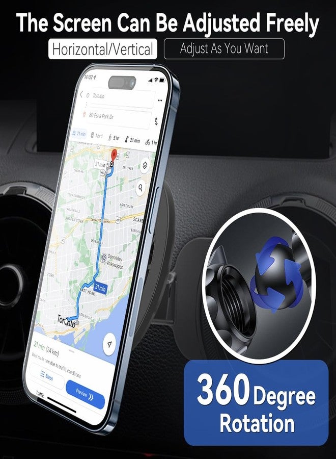 Zchan Car Phone Holder fit for Audi A3 S3 RS3 8V,Air Vent Phone Mount fit for A3 S3 RS3 8V 2014-2020,Custom fit Magnetic Phone Holder Compatible for All Phones. - Image 4
