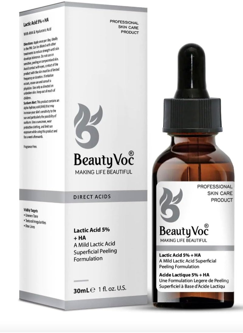BEAUTY VOC Lactic Acid 5%+HA Serum,30ML  - Image 2