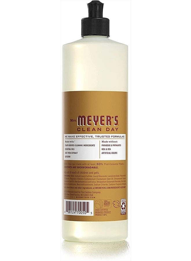 Mrs Meyers Clean Day Mrs. Meyer's Liquid Dish Soap Apple Cider 16 OZ (Pack - 1) - Image 2