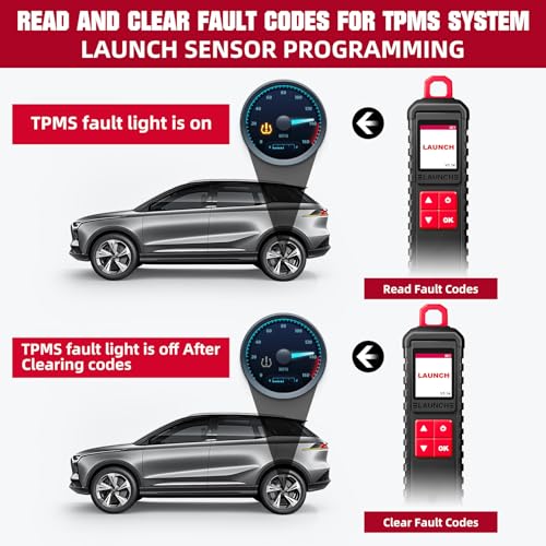 LAUNCH X431 i-TPMS (Upgrade of TS GUN) Handheld Tire Pressure Monitor, Activate/Read/Learn TPMS Sersors, Work with LAUNCH X431 Scanner Diagnostic Tools (Can be Worked Alone) - Image 3