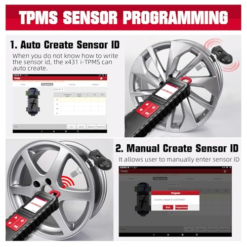 LAUNCH X431 i-TPMS (Upgrade of TS GUN) Handheld Tire Pressure Monitor, Activate/Read/Learn TPMS Sersors, Work with LAUNCH X431 Scanner Diagnostic Tools (Can be Worked Alone) - Image 4