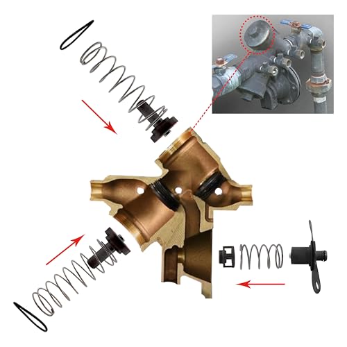 LUKYER 3/4"-1" Complete Backflow Repair Kit Compatible with Wilkins 975XL 975XL2 Rubber Repair Kit - Image 3